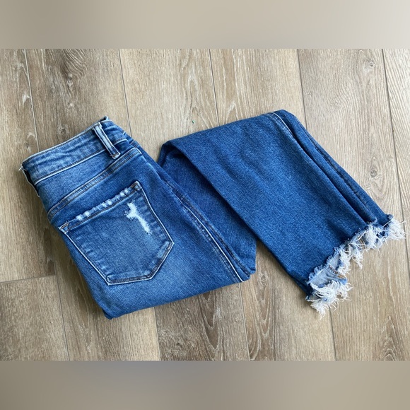 Flying monkey high rise cropped flare jeans - Picture 4 of 5